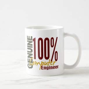 Äkta datoringenjör kaffemugg