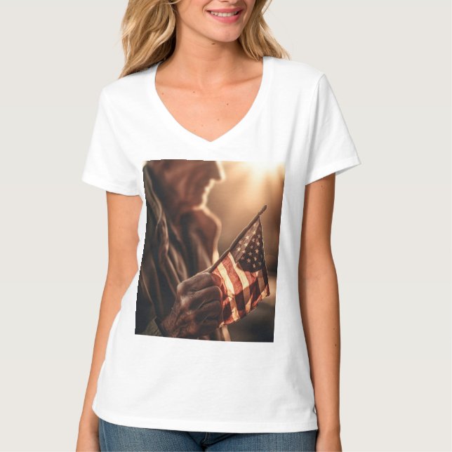 Äkta dem som gav alla t shirt (Framsida)