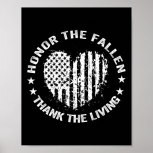 Äkta den fallande tacken för det levande hjärtstil poster