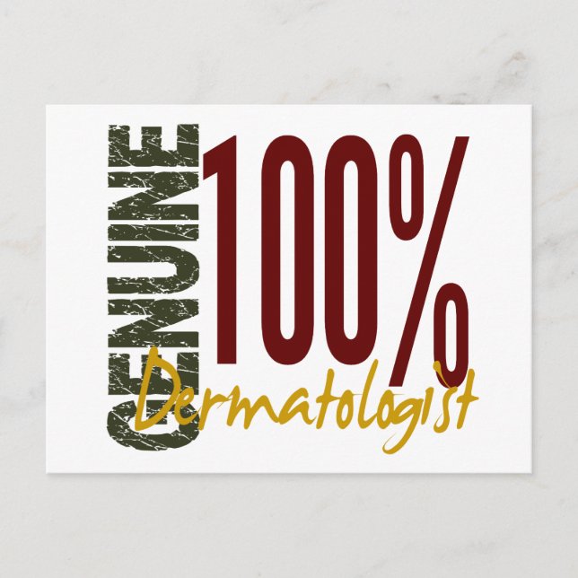 Äkta Dermatolog Vykort (Framsida)