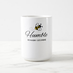ÄKTA DU, VIT 15 OZ. BEE HUMBLE KAFFEMUGG