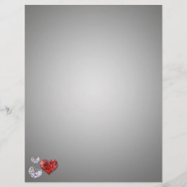 Äkta Elegant Diamond Hearts