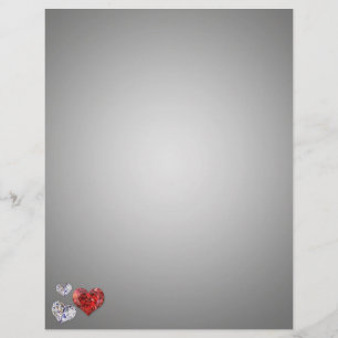 Äkta Elegant Diamond Hearts