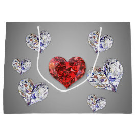 Äkta Elegant Diamond Hearts