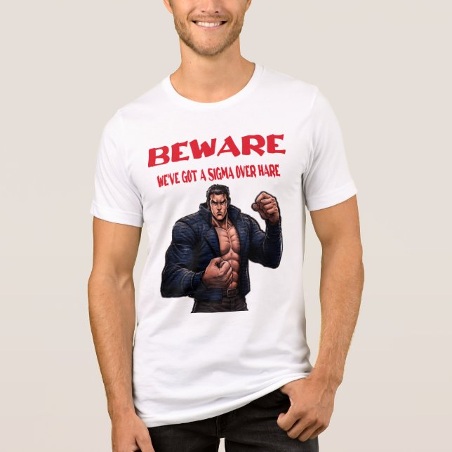 Akta er, vi har en sigma över t shirt (Framsida)