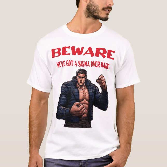 Akta er, vi har en sigma över t shirt (Framsida)
