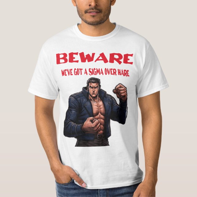 Akta er, vi har en sigma över t shirt (Framsida)