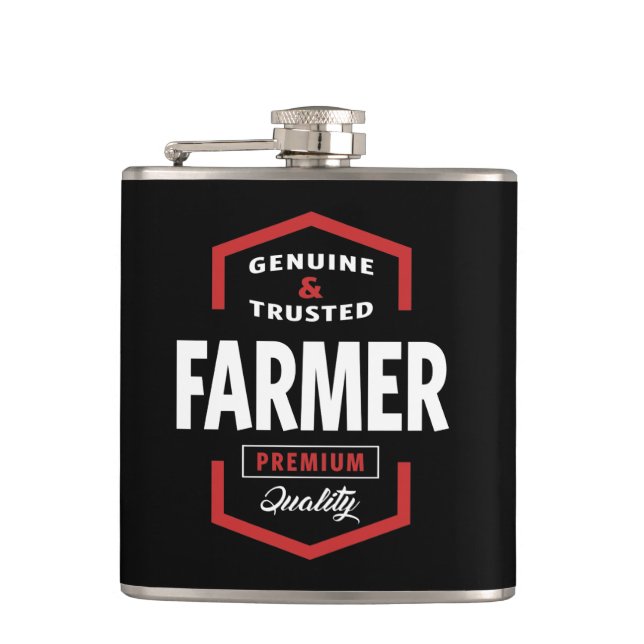 Äkta Farmer Gift Ideas Fickplunta (Framsidan)