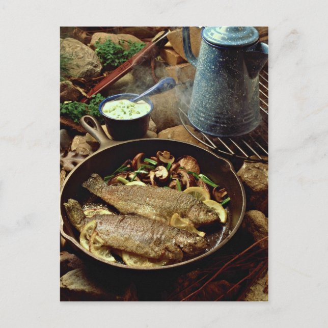 Äkta fiskyngel vykort (Framsida)