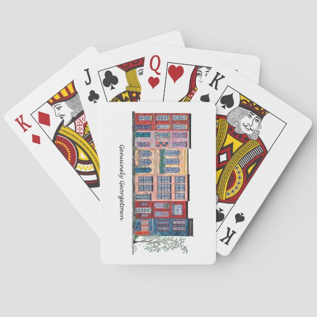 Äkta Georgetown Casinokort (Baksidan)