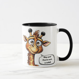 "Akta Giraffe in Action!" Mugg