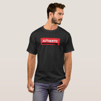 ÄKTA Graffiti-gata - Djärvt rött box-drypparmote T Shirt