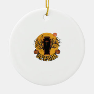 Akta Halloween kista pumpa vintage skjorta Desi Julgransprydnad Keramik