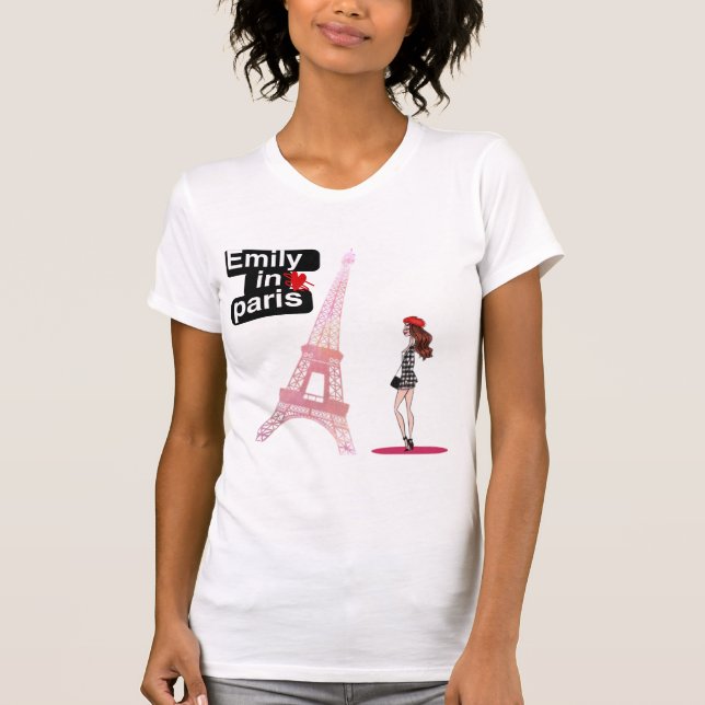 Äkta i paris t shirt (Framsida)