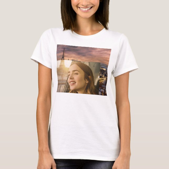 Äkta i paris t shirt (Framsida)