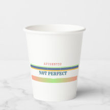 "Äkta Inte Perfekt Fest Pappers Kopp – Modern De