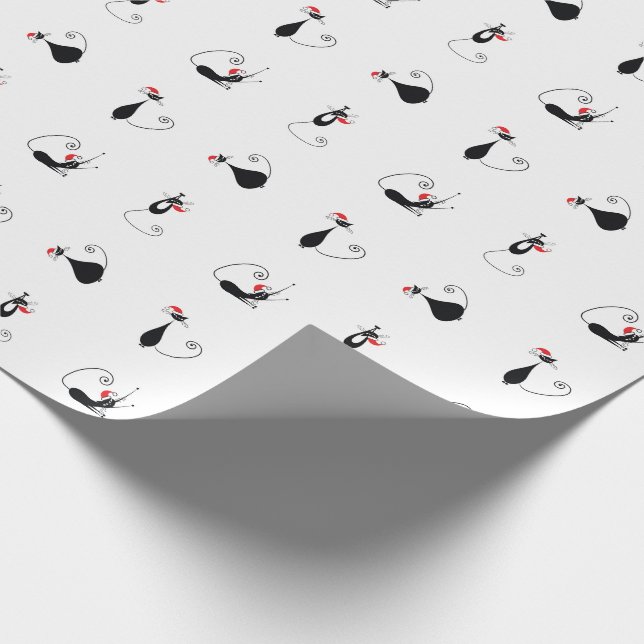 Äkta jul - Papper jul i Kattunge Presentpapper (Hörn)