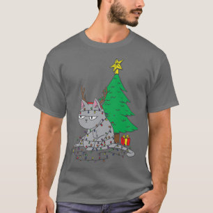 Äkta julklapp Fairy Ljus Julgran T Shirt
