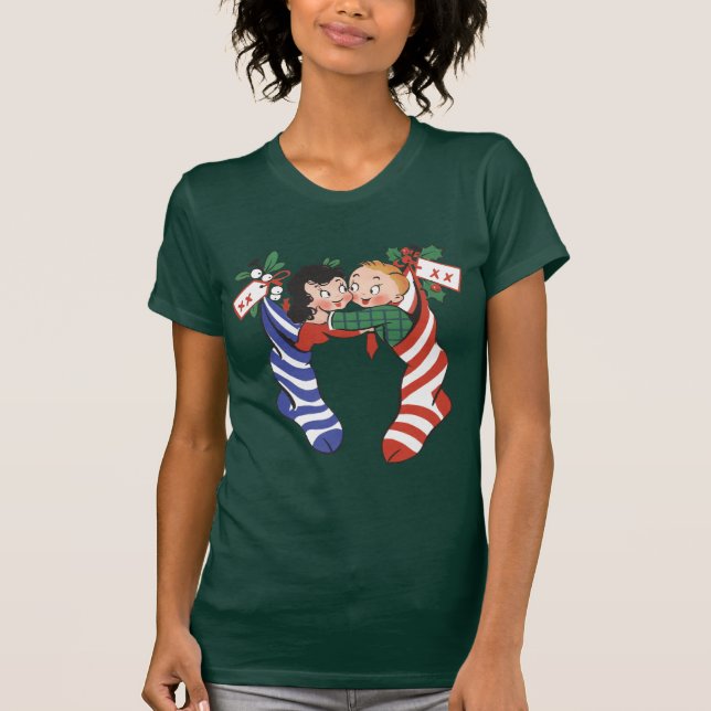 Äkta julklappar med Cute Children T Shirt (Framsida)