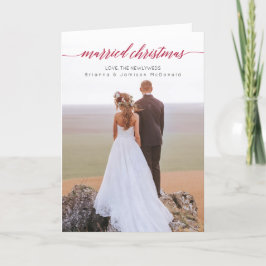 Äkta julklappat foto med nymning helgkort