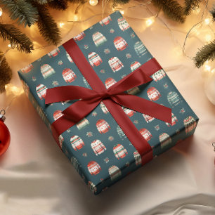 Äkta julsötare   Holly och Berries Mönster Presentpapper