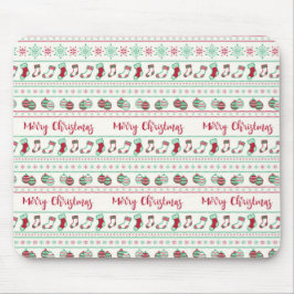 Äkta julsötare Mönster Helgdag Musmatta