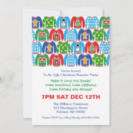 Äkta julsötare Party Helgdag Julafton Party Inbjudningar