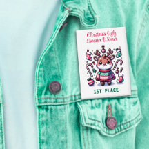 Äkta julsötare Reindeer Vinnare 1:a Ställe