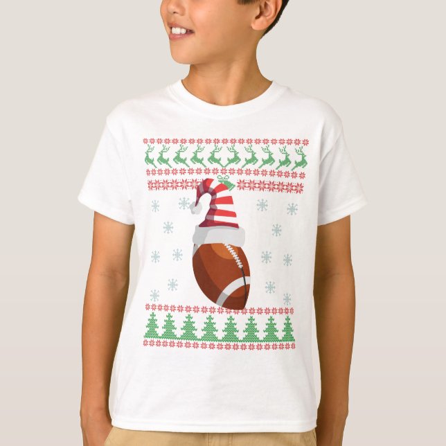 Äkta julsötare Rugby Sport Älskare Gift T Shirt (Framsida)