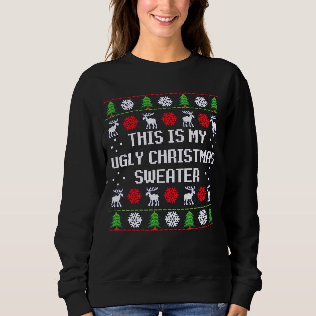 Äkta julsötare t shirt (Framsida)