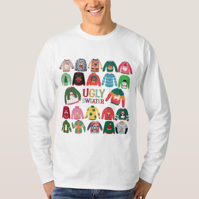 Äkta julsötare t shirt (Framsida)