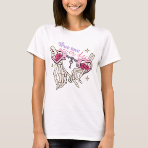 Äkta kärlek aldrig dör t shirt