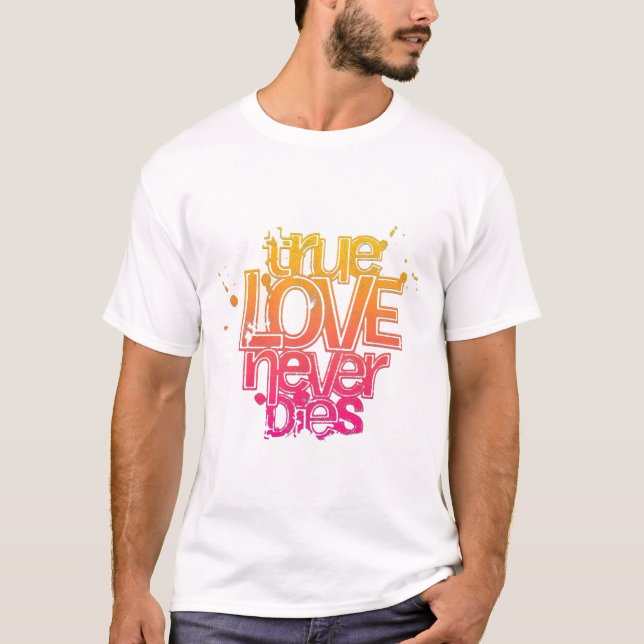 ÄKTA KÄRLEK ALDRIG T SHIRT (Framsida)