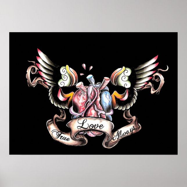 äkta kärlek alltid poster (Framsidan)