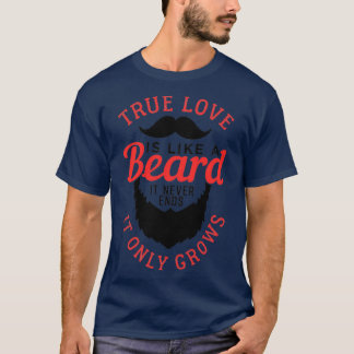 Äkta kärlek är som skägg 5 t shirt