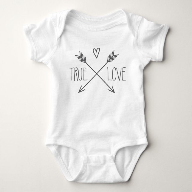 Äkta kärlek baby t-shirt (Framsida)
