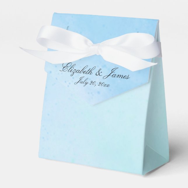 "Äkta kärlek blått" Presentaskar (Framsidan Sidan)