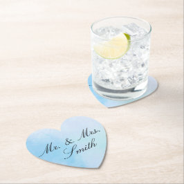 "Äkta kärlek blått" Underlägg Papper