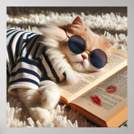 Äkta kärlek bok. Romantisk livsstil Poster