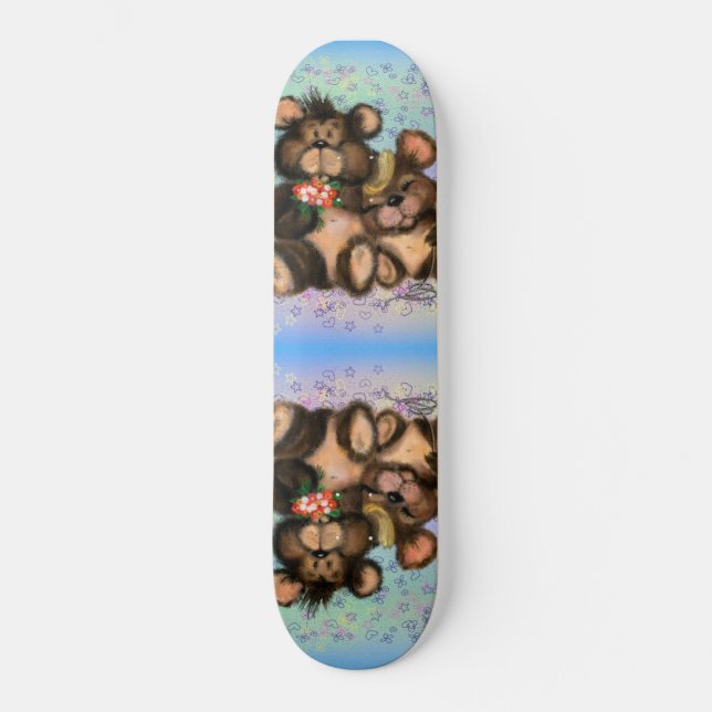 Äkta kärlek - Cute Mini Skateboard Bräda 18,5 Cm (Framsida)