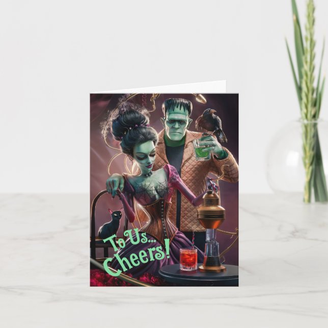 Äkta kärlek, ett vetenskapligt experiment, Hallowe Kort (Framsida)