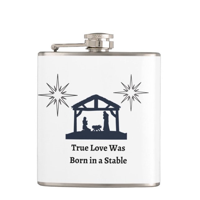 Äkta kärlek föddes i en stativ på en fickplunta (Framsidan)