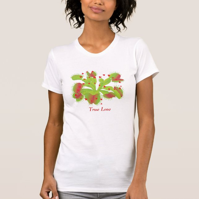 Äkta kärlek för Venus Flytraps T-shirt (Framsida)
