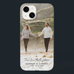 Äkta kärlek fotomodern minimal personlig<br><div class="desc">Äkta kärlek varar för evigt fotoenkel, modern minimiårsdag för personligen, bröllop, födelsedag eller julklapp för den du kärlek.</div>