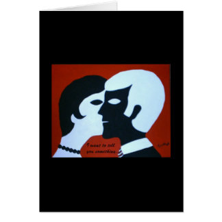 Äkta kärlek hälsningskort