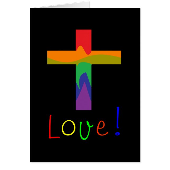 Äkta kärlek! hälsningskort (Framsidan)