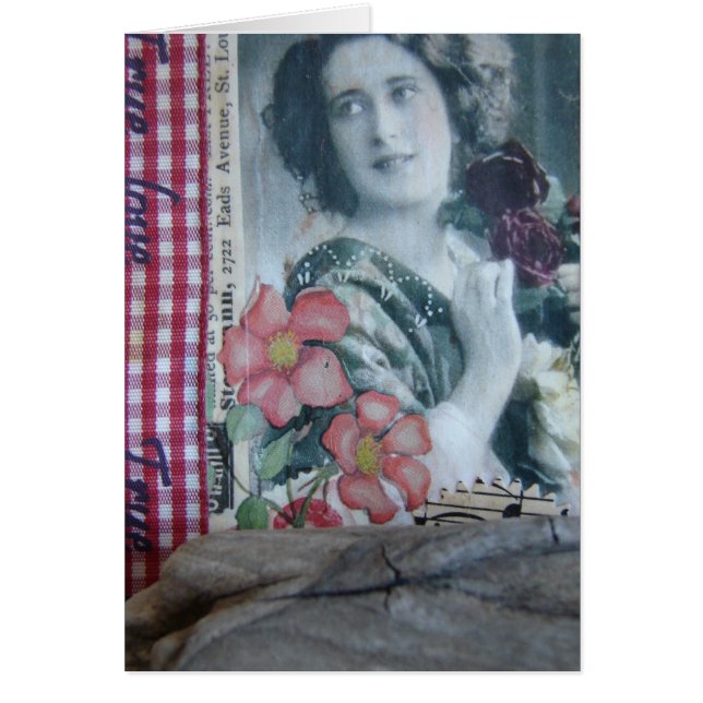 Äkta kärlek hälsningskort (Framsidan)