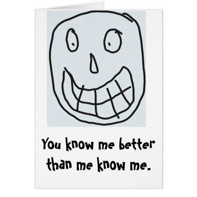 Äkta kärlek hälsningskort (Framsidan)