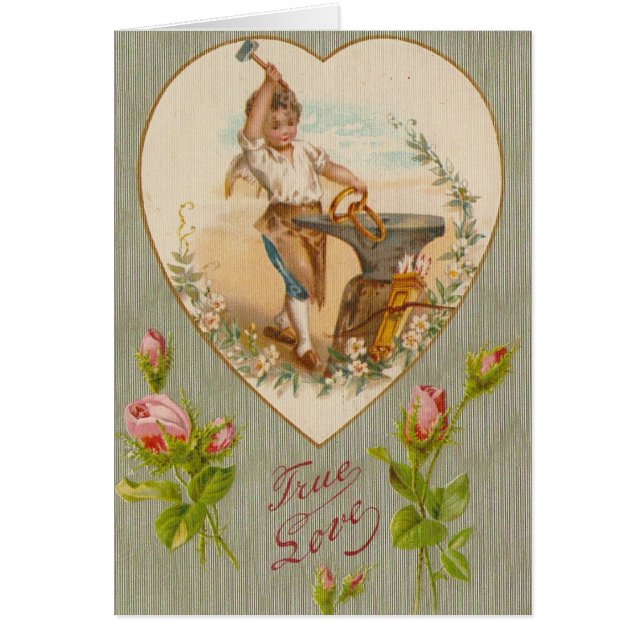 Äkta kärlek hälsningskort (Framsidan)