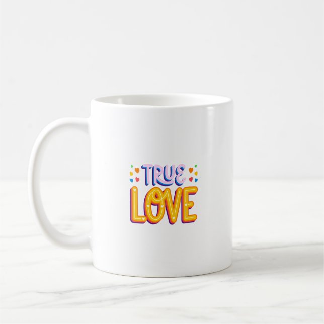 äkta kärlek kaffemugg (Vänster)